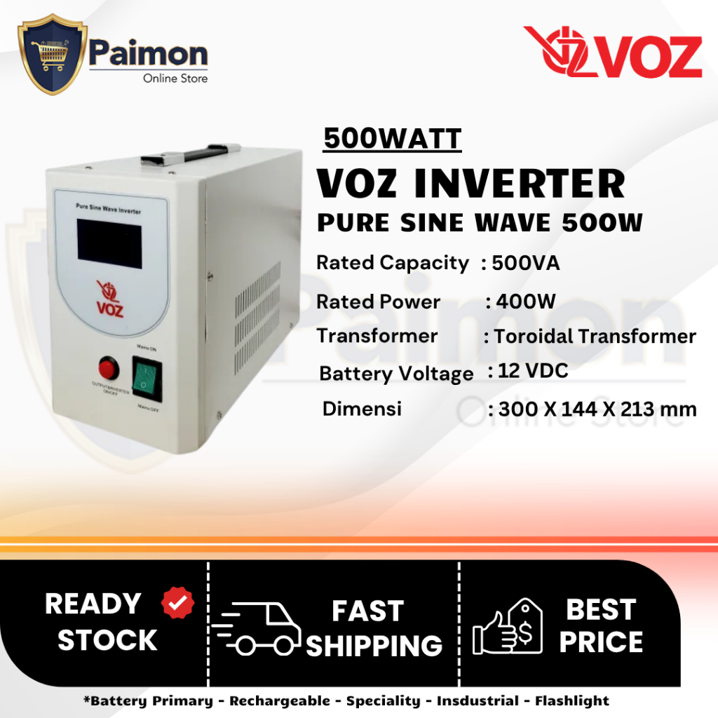 Voz Inverter PSW 500 W - Pure Sine Wave