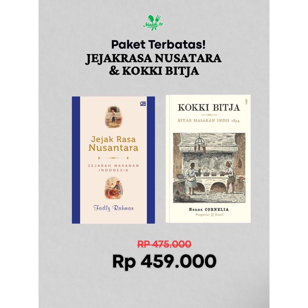 BUNDLING BUKU JEJAK RASA NUSANTARA & KOKKI BITJA