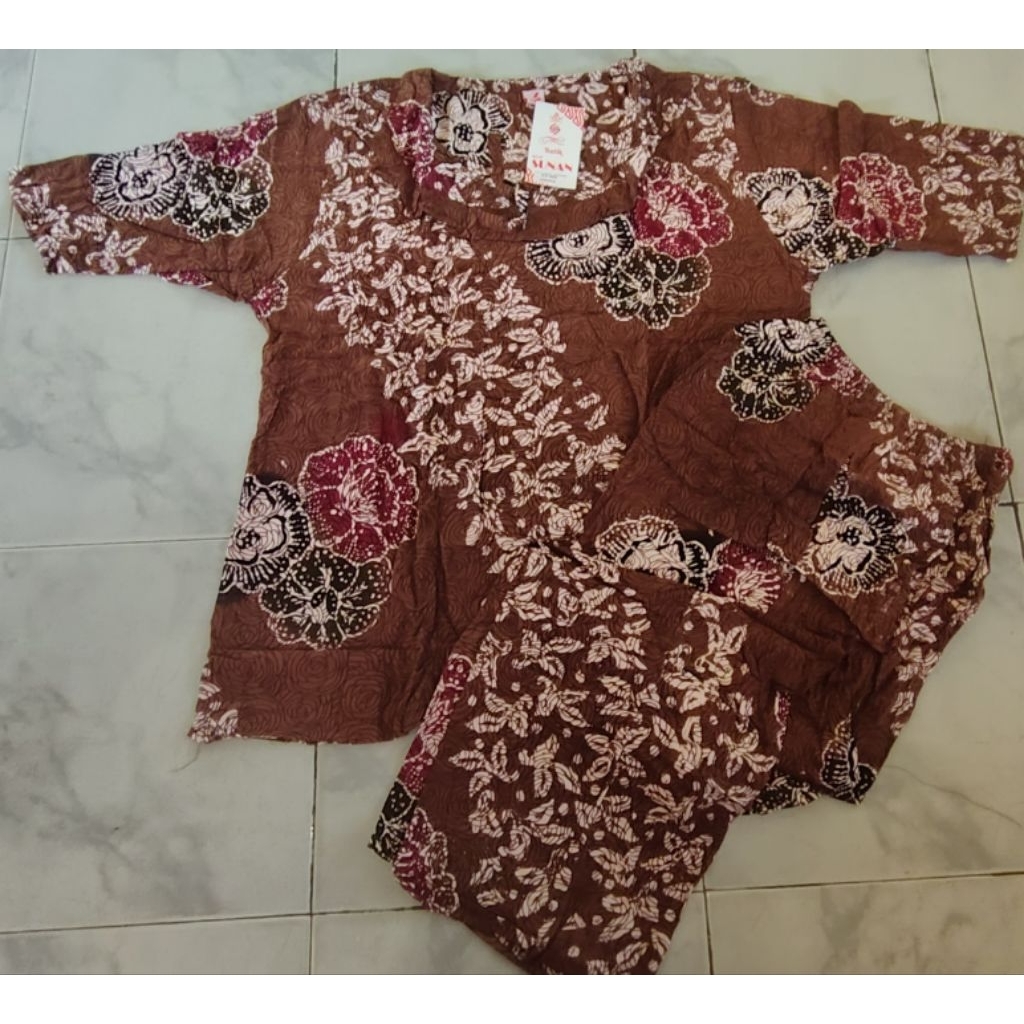 Batik Sunan Special Cp. ABG lengan 3/4 celana panjang