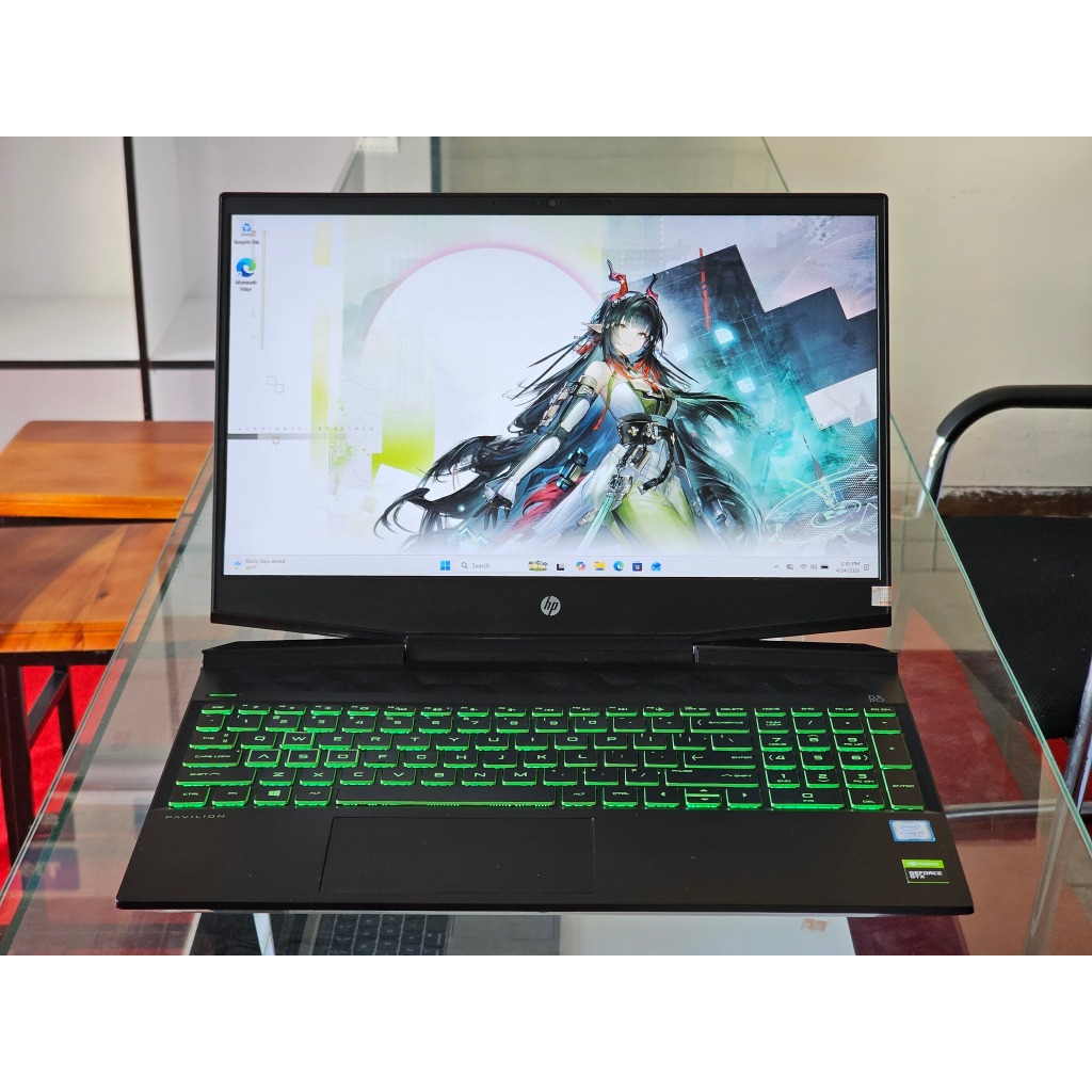 HP Pavilion Gaming 15 intel Core i7 Gen 9 Ram 8 GB SSD 256 GB HDD 1 TB Nvidia GTX 1660 Ti Gaming Edi