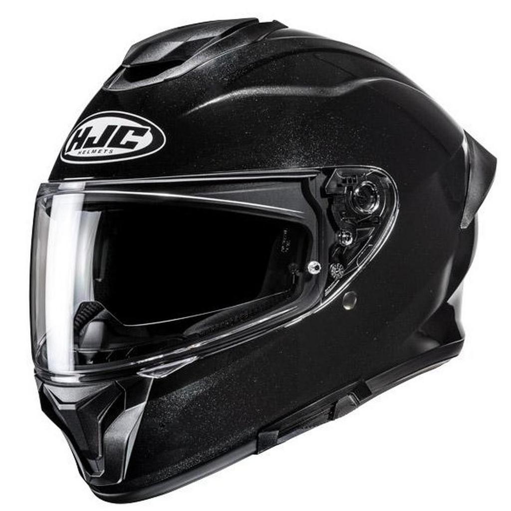 HJC C71 METAL BLACK GLOSSY FULL FACE HELMET