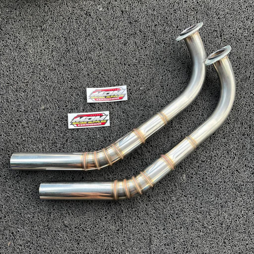 LEHERAN KNALPOT STAINLESS  MDM VARIO 125/150 ARM OLD KOLONG CEKLIS 32-35-38MM