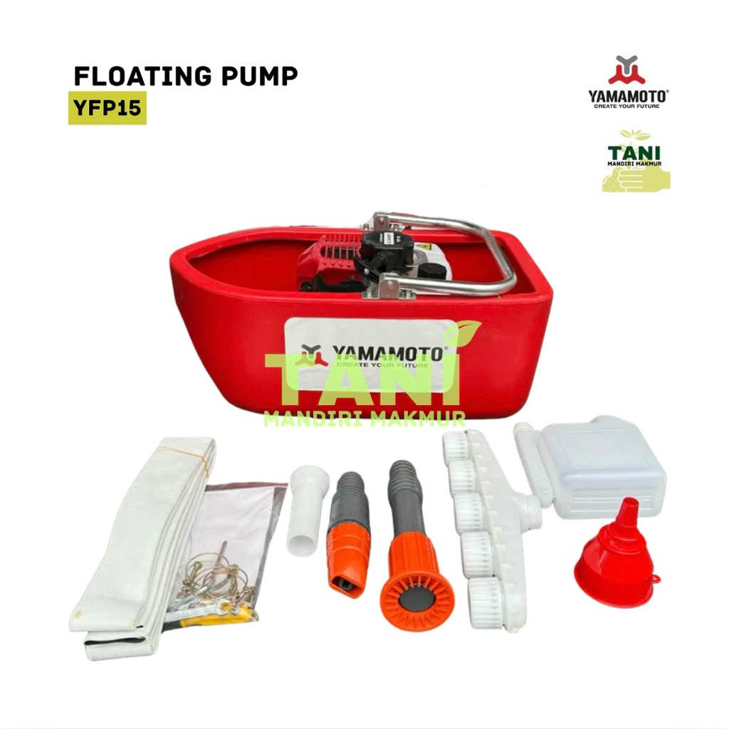 YFP15 YAMAMOTO FLOATING PUMP YFP 15 MESIN POMPA AIR APUNG YAMAMOTO