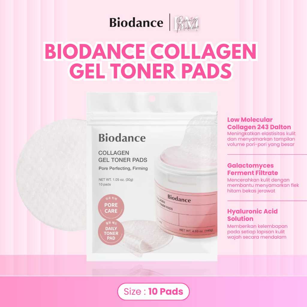 Biodance Collagen Gel Toner Pads [10 pads]