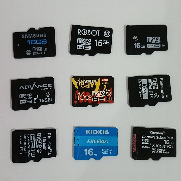 Memory card (16GB) (BEKAS PAKAI)