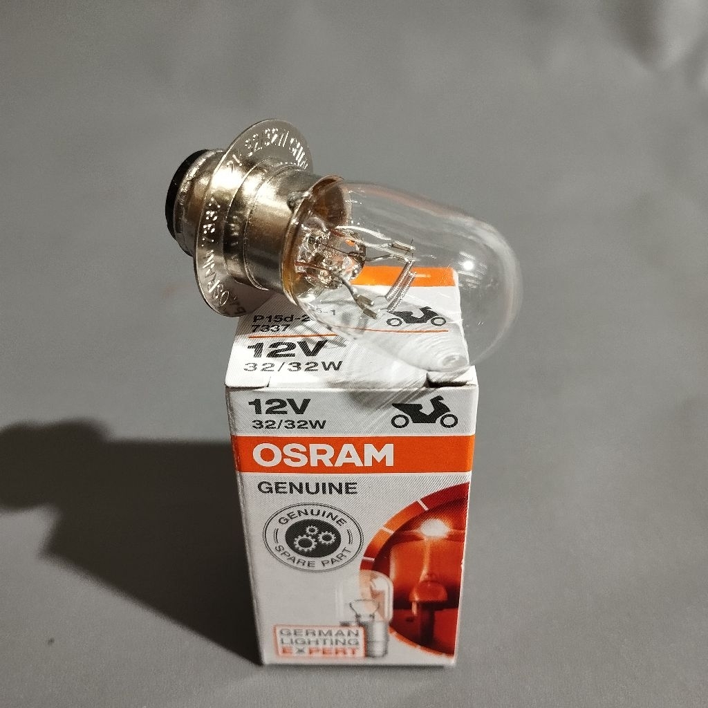 OSRAM lampu bohlam  pijar lampu depan motor bebek matic