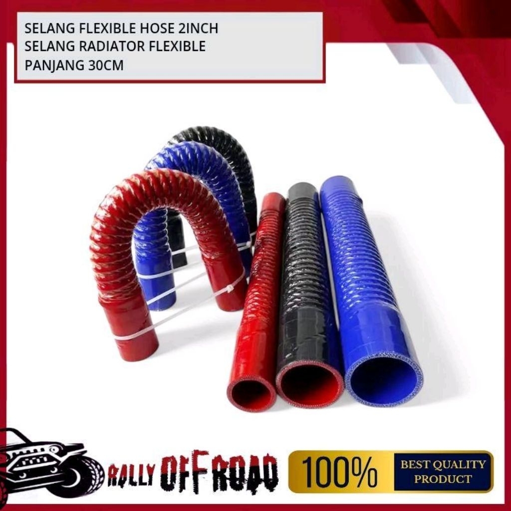 Selang Radiator Flexible Hose 2" Panjang 30Cm | Flexible Hose 2inch Panjang 30Cm