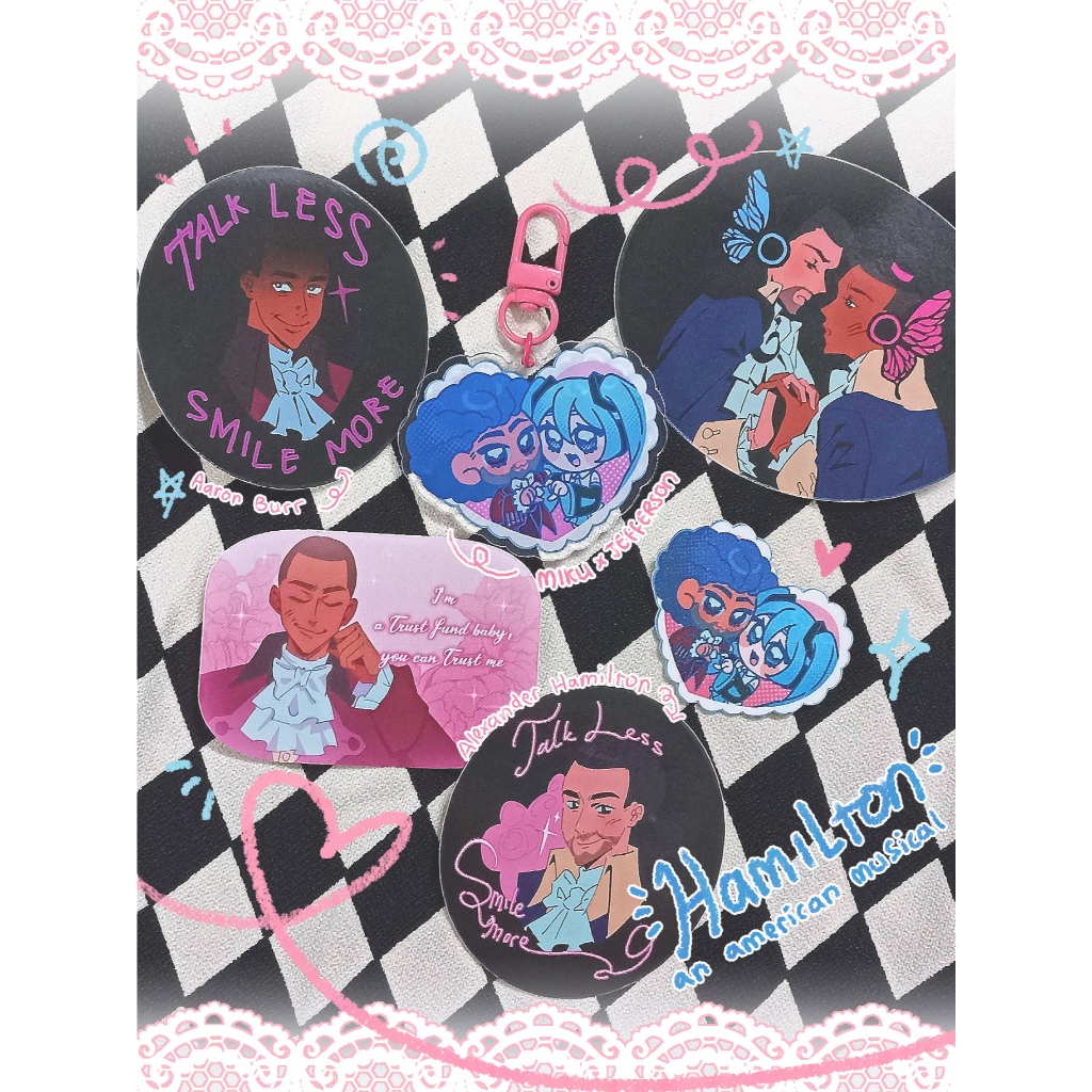 [peny0u] Hamilton The Musical Fanmerch