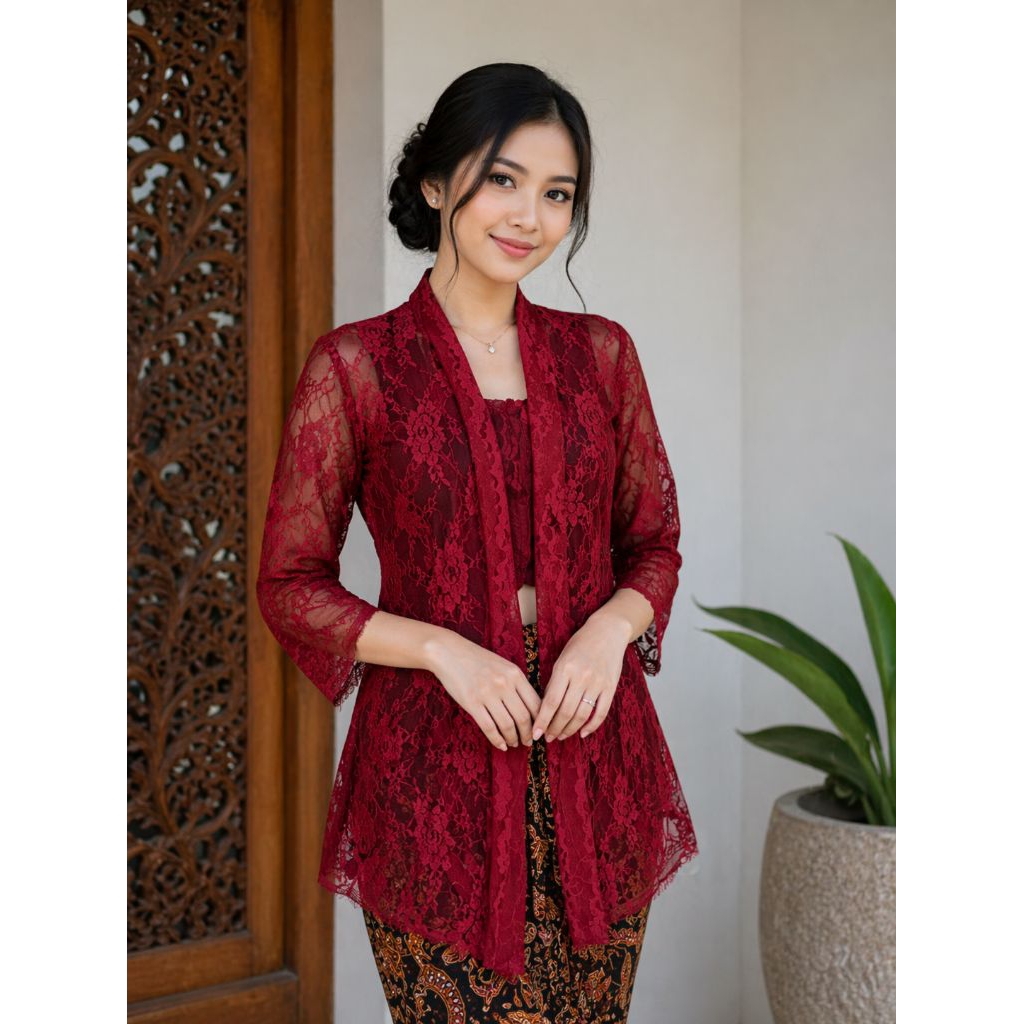 Kebaya Nenek Jadul Burkat Kutu baru pakaian Tradisional
