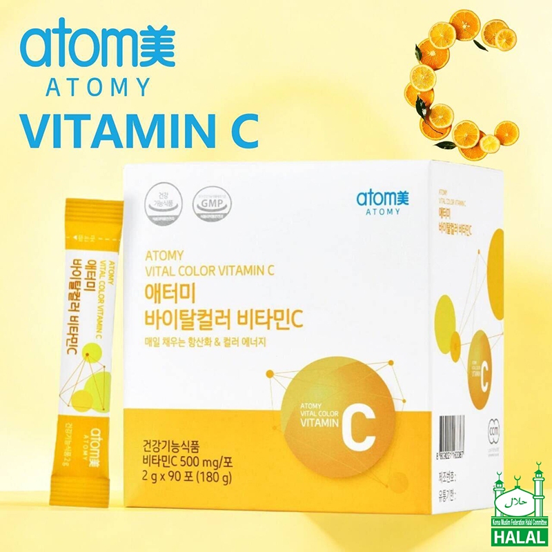 Suplemen Vitamin C 2000 mg 90 Sachet untuk Imunitas dan Kesehatan Kulit
