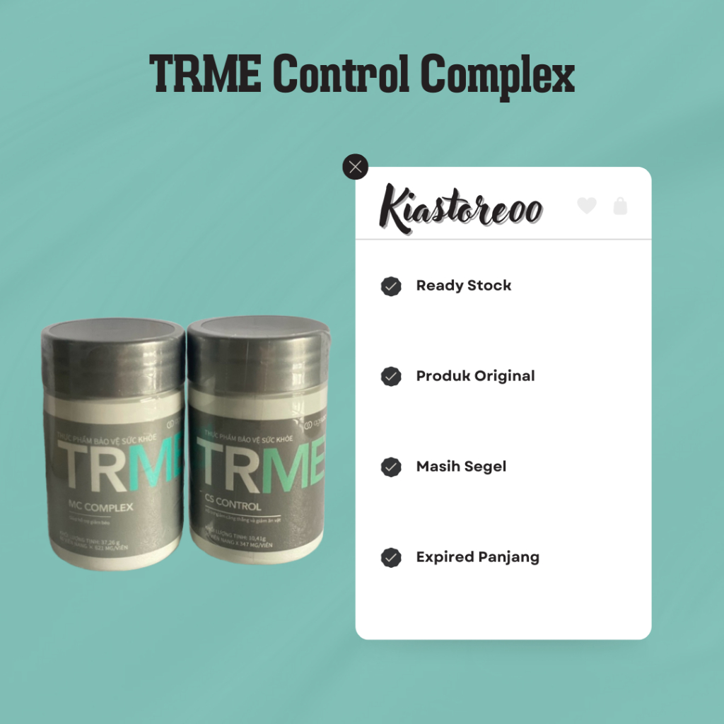 trmr control complex cc concom tws tr90 suplemen diet nu. skin pharmanex original