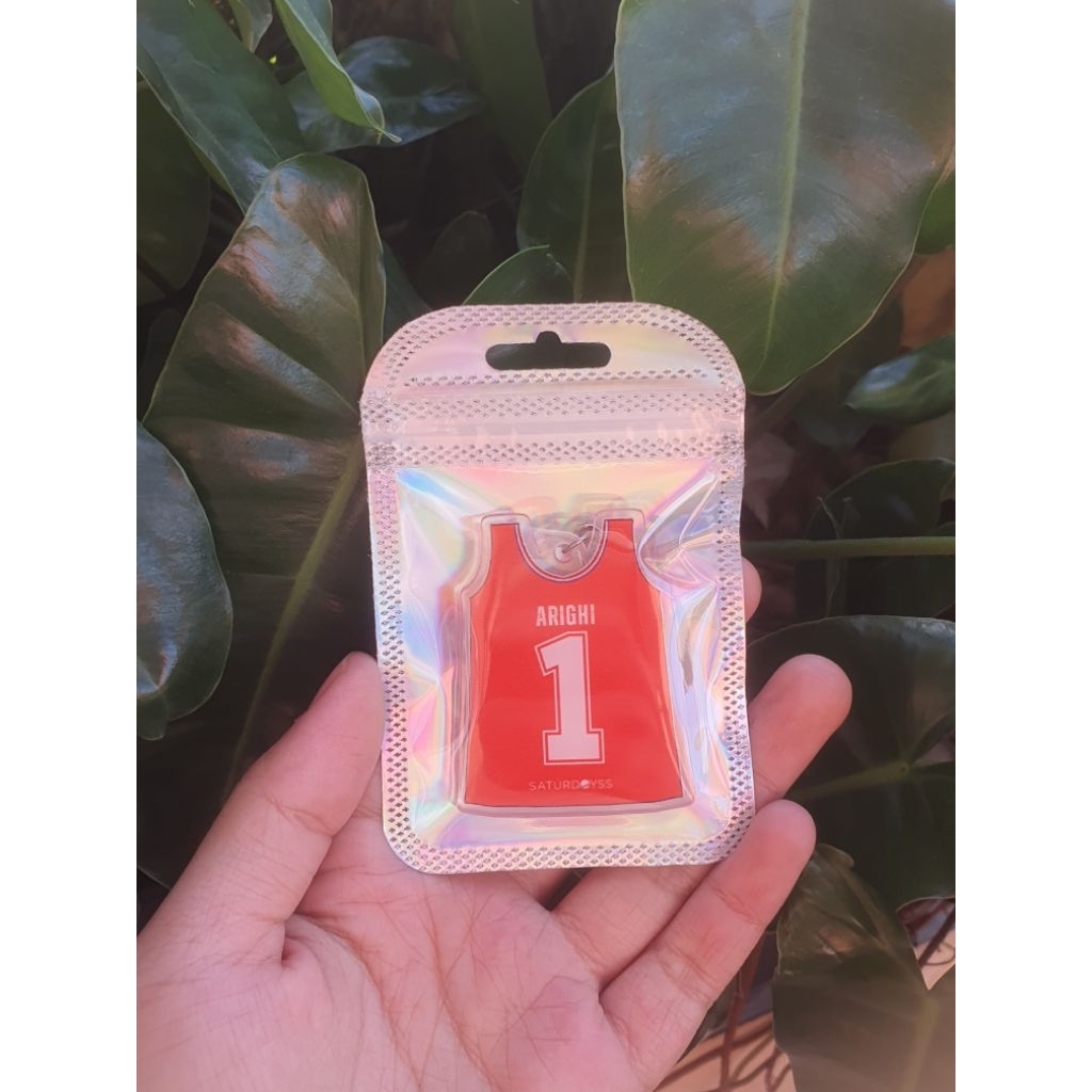 Gantungan Kunci Akrilik || Keychain || Jersey Pelita Jaya Basketball || Ukuran 5x5 2 sisi || Unoffic