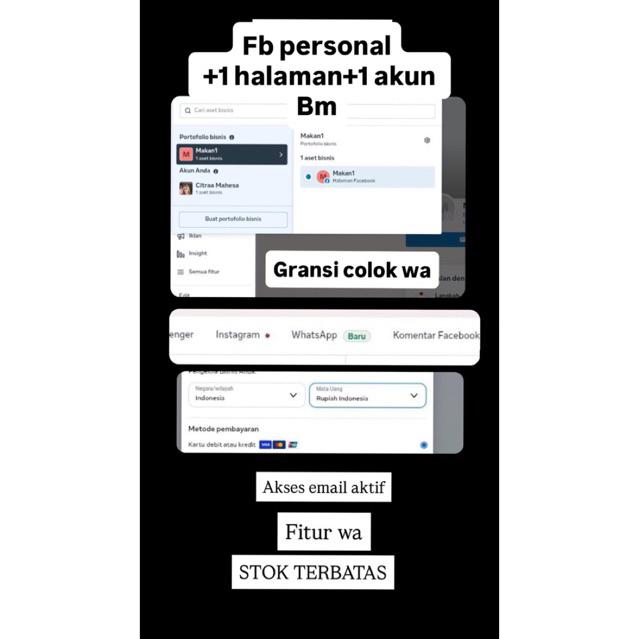 akun bm faceb00k|personal Bm
