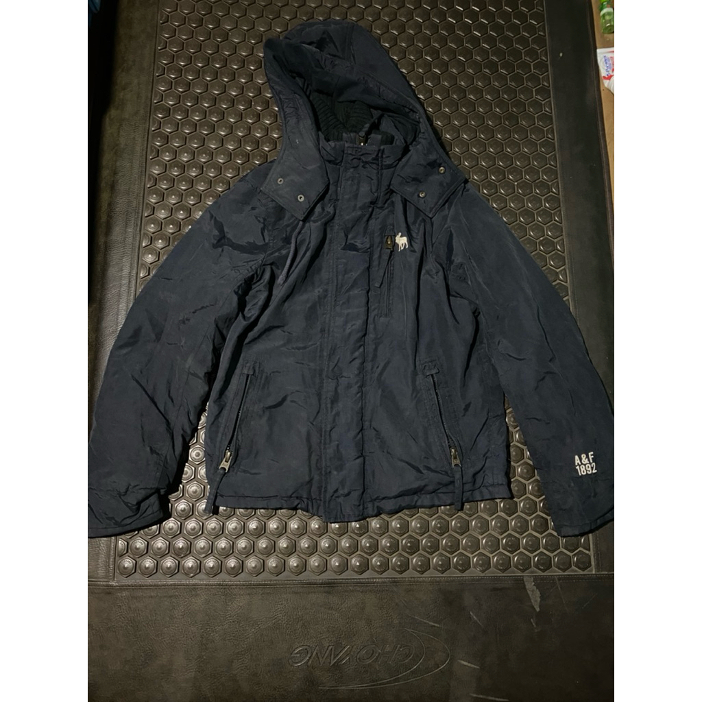 JAKET MEWAH ABERCROMBIE & FITCH NEW YORK BLUEBLACK BRANDED