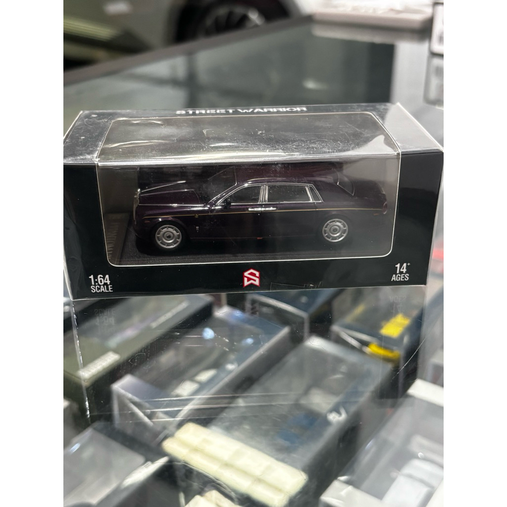 Street Warrior SW Rolls Royce Phantom Purple 1:64 Sealed