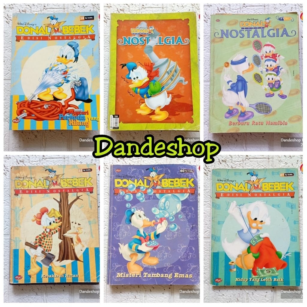 Donal Bebek NOSTALGIA - album komik disney (bekas preloved)