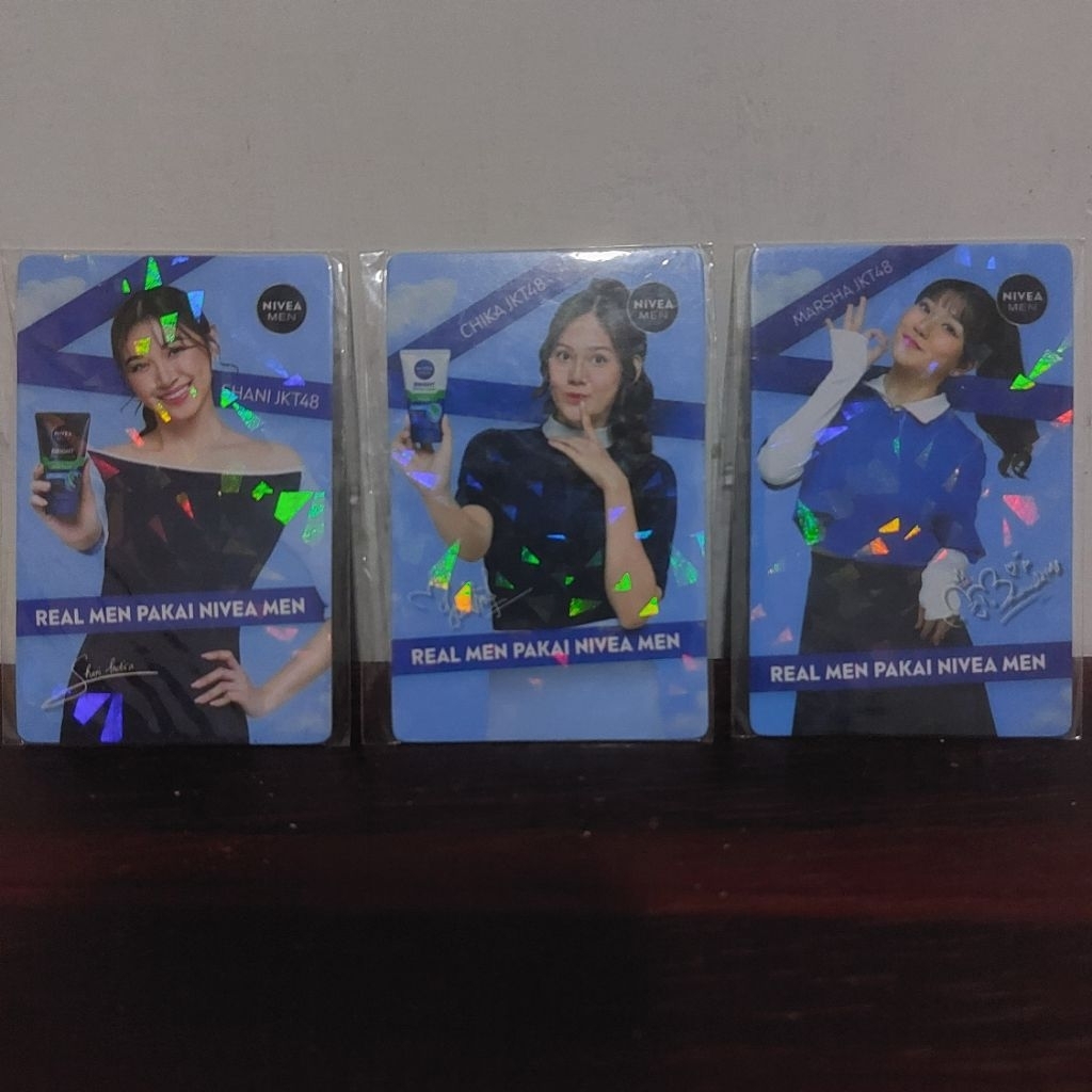 Photocard Nivea Men × JKT48 Shani Chika Marsha