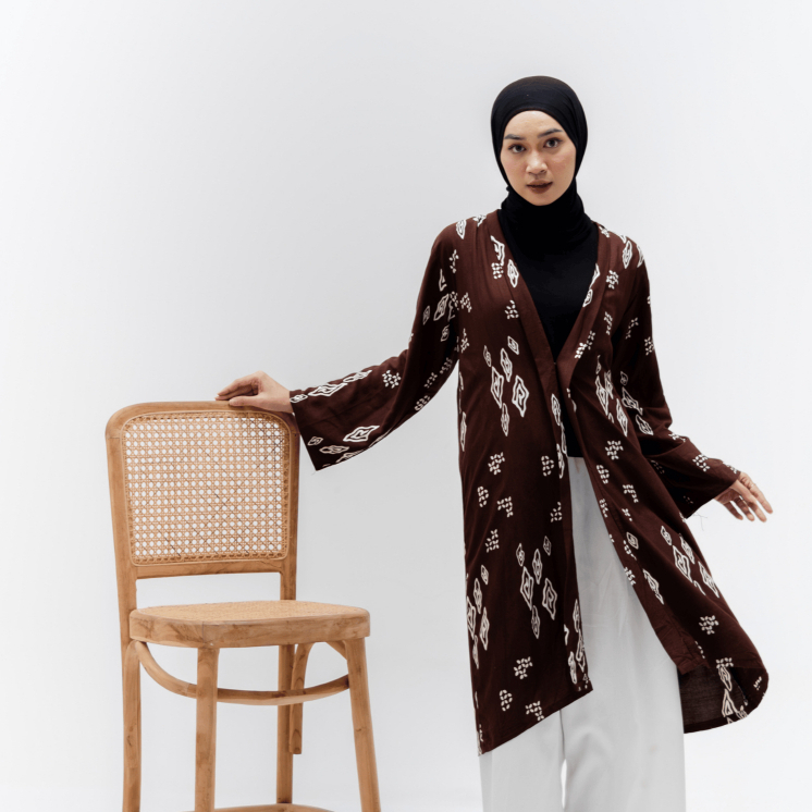 Najwa Etnik Outer Rayon Premium | Outer Motif Etnik Wanita