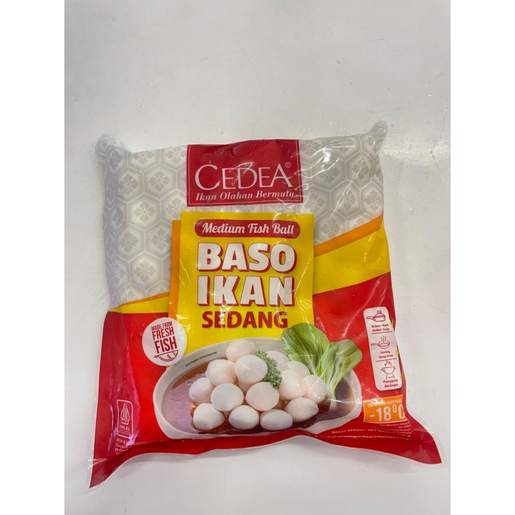 DOUBLEDFF - CDA Baso Ikan Sedang, CDA Fish Roll 500gr, CDA Fish Dumpling Chicken, CDA Fish Roll 250g