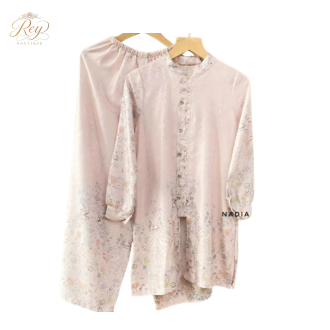 Rey BOUTIQUE - Nadia OneSet Tunik Wanita Motif Floral