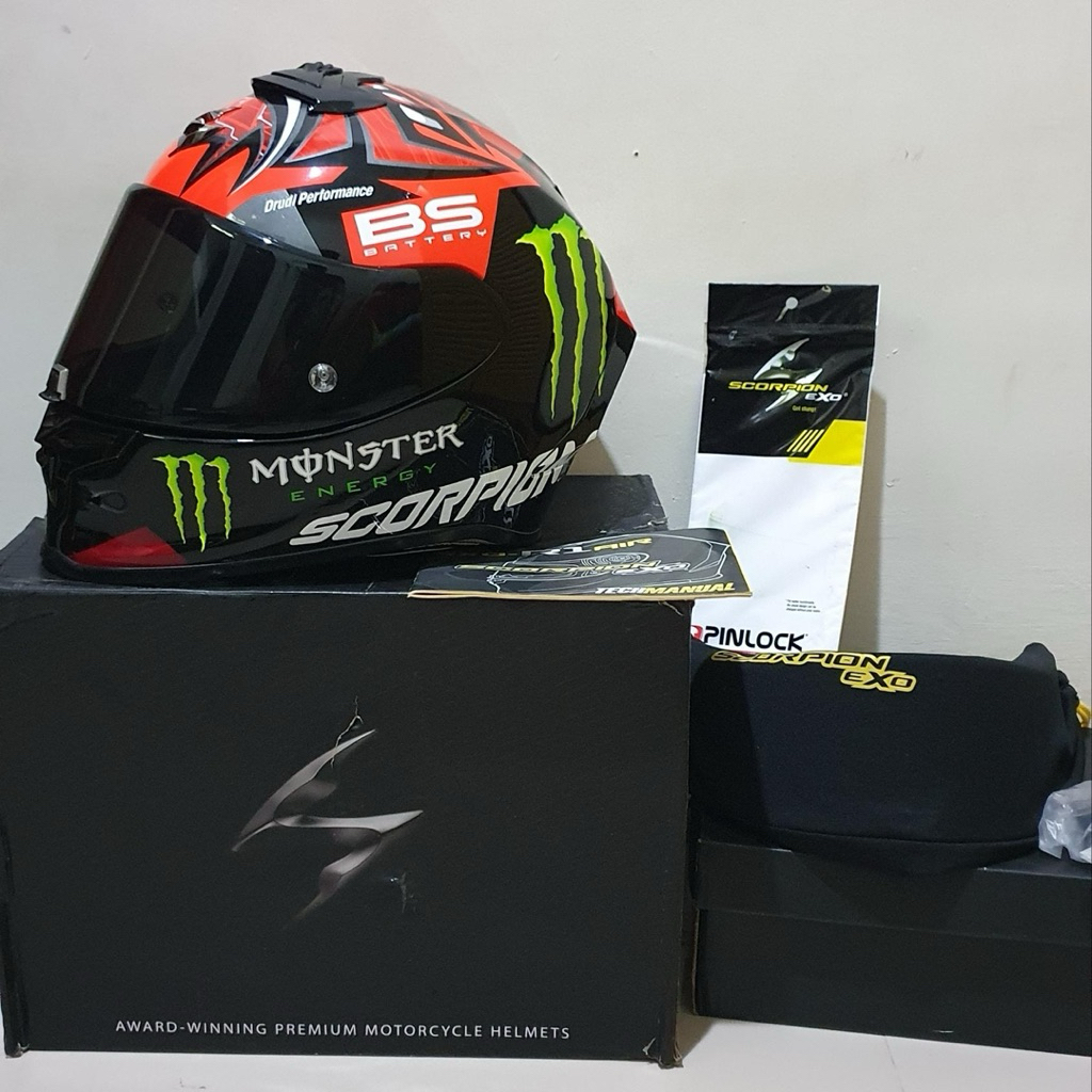 helm scorpion exo air r fabio quartararo