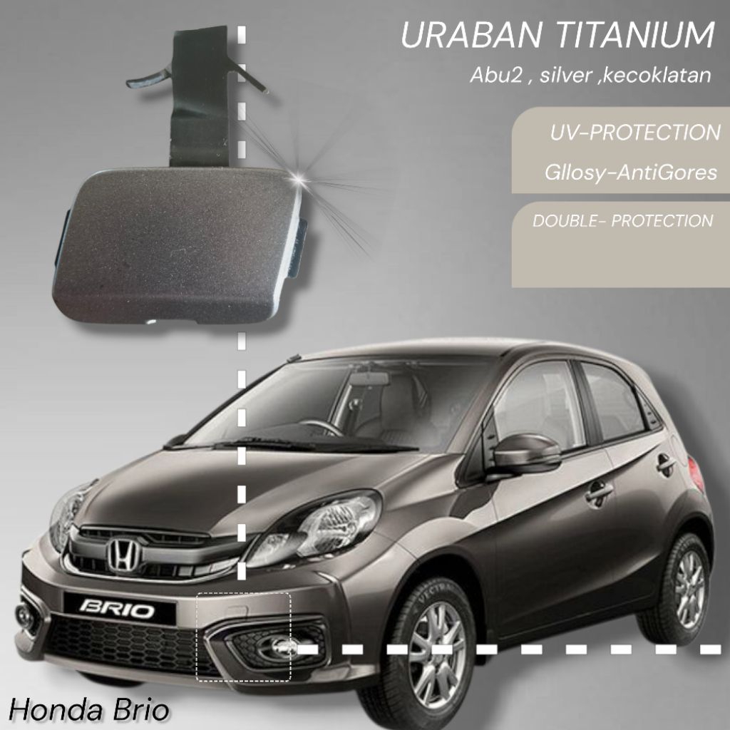 Cover-Tutup-Derek-Tuwing-Bemper-Depan-Mobil-Honda-Brio 2016 2017 2018 2019 2020