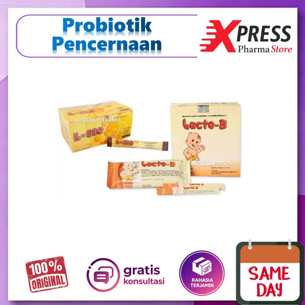 XPRESS ! L Bio Diare Anak Sachet Serbuk L-Bio Lbio Lacto-B Lacto B Lakto B