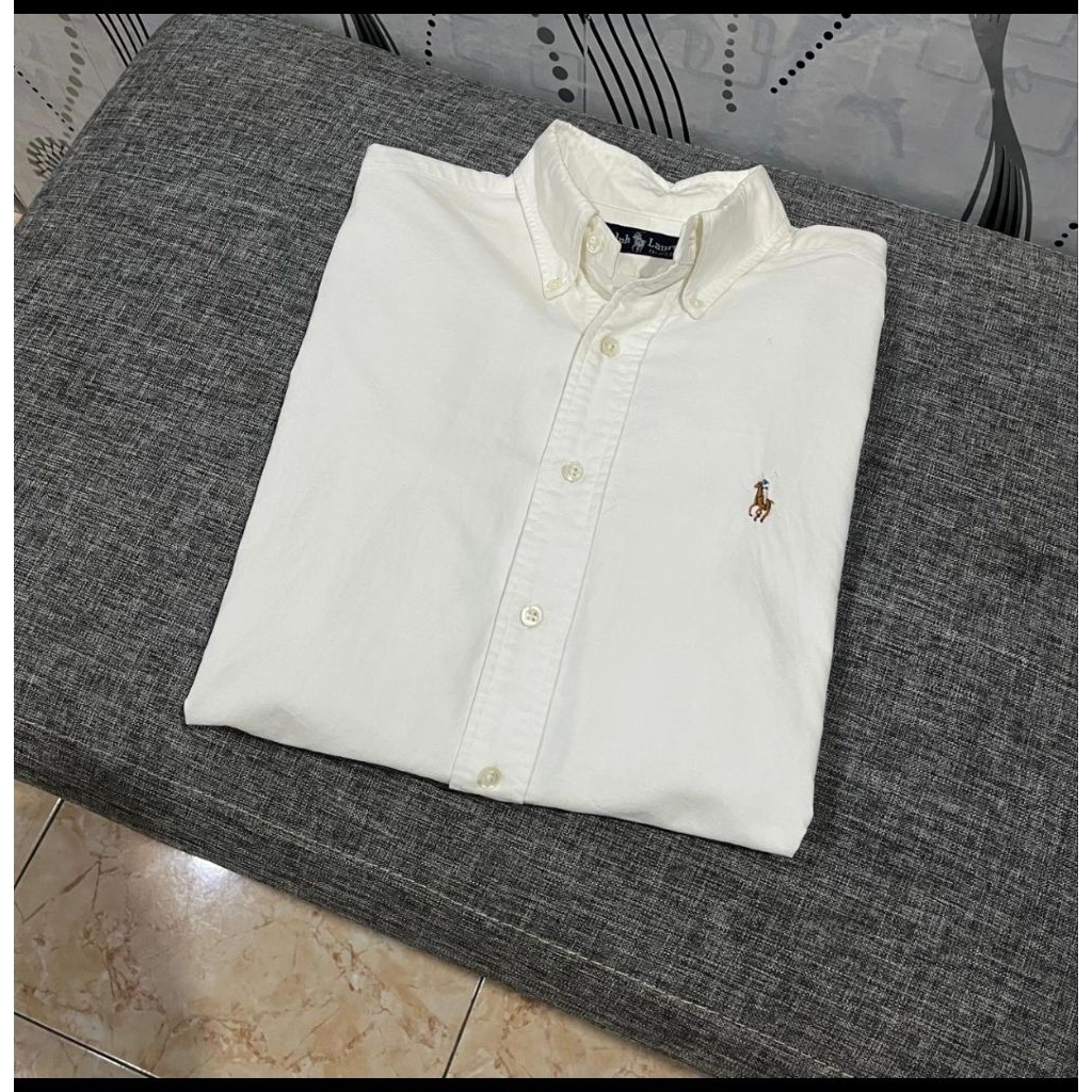 Kemeja oxford Ralph Lauren white putih