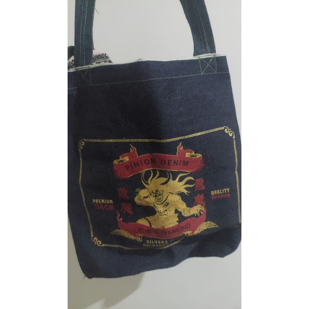 bag denim pinion