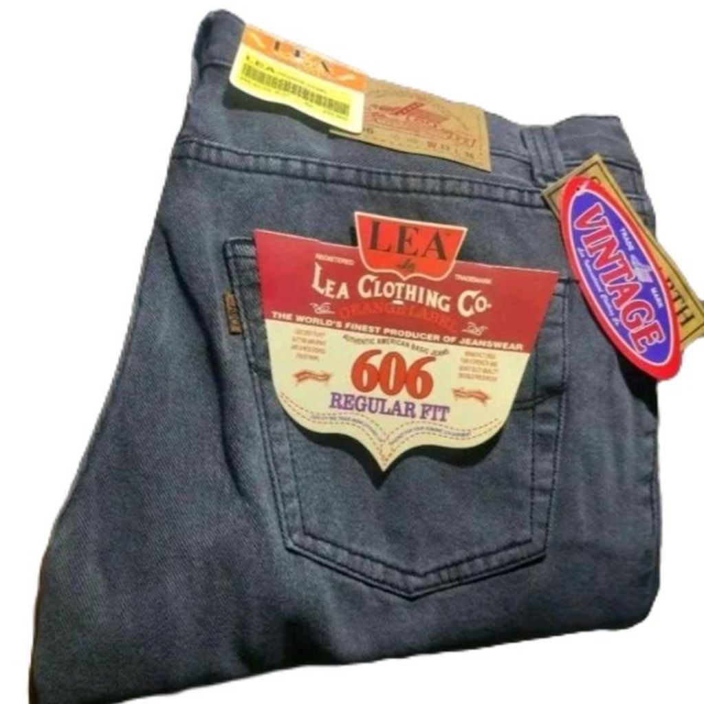 BIGSIZE39-44mirrorImportCelanaJeansPanjangPriaLea606StandarReguler