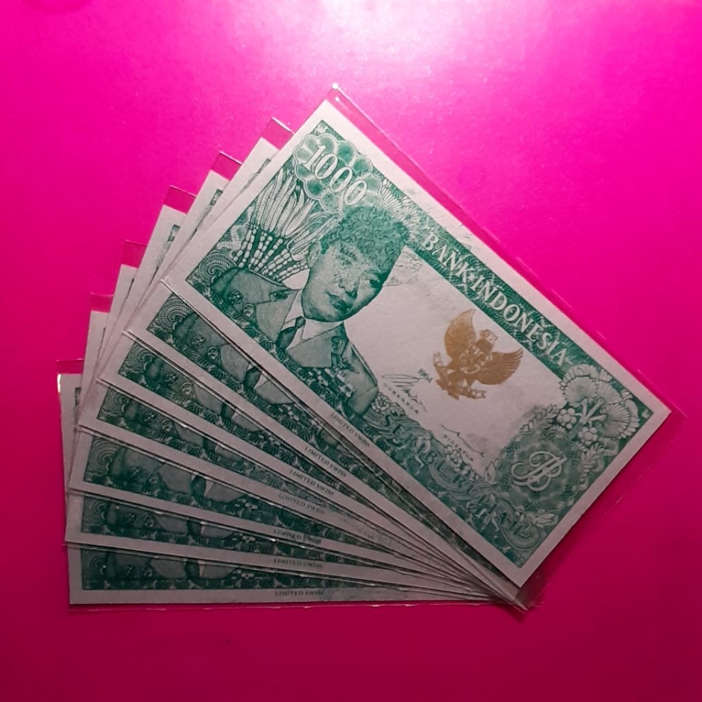 uang 1000 rupiah sukarno replika tahun 1964