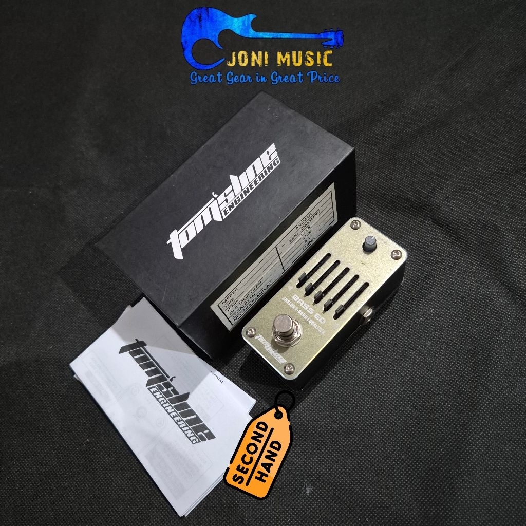 Efek Gitar Bass Tomsline Bass EQ 5 Band Equalizer