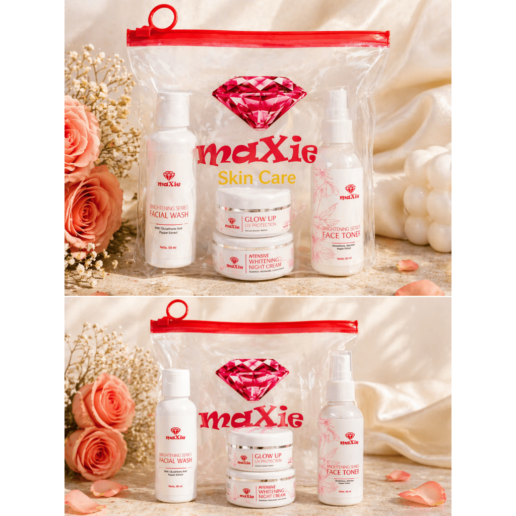 Maxie/Maxie skincare KEMASAN PALING TERBARU /Maxie glow skincare/skincare maxie/cream maxie