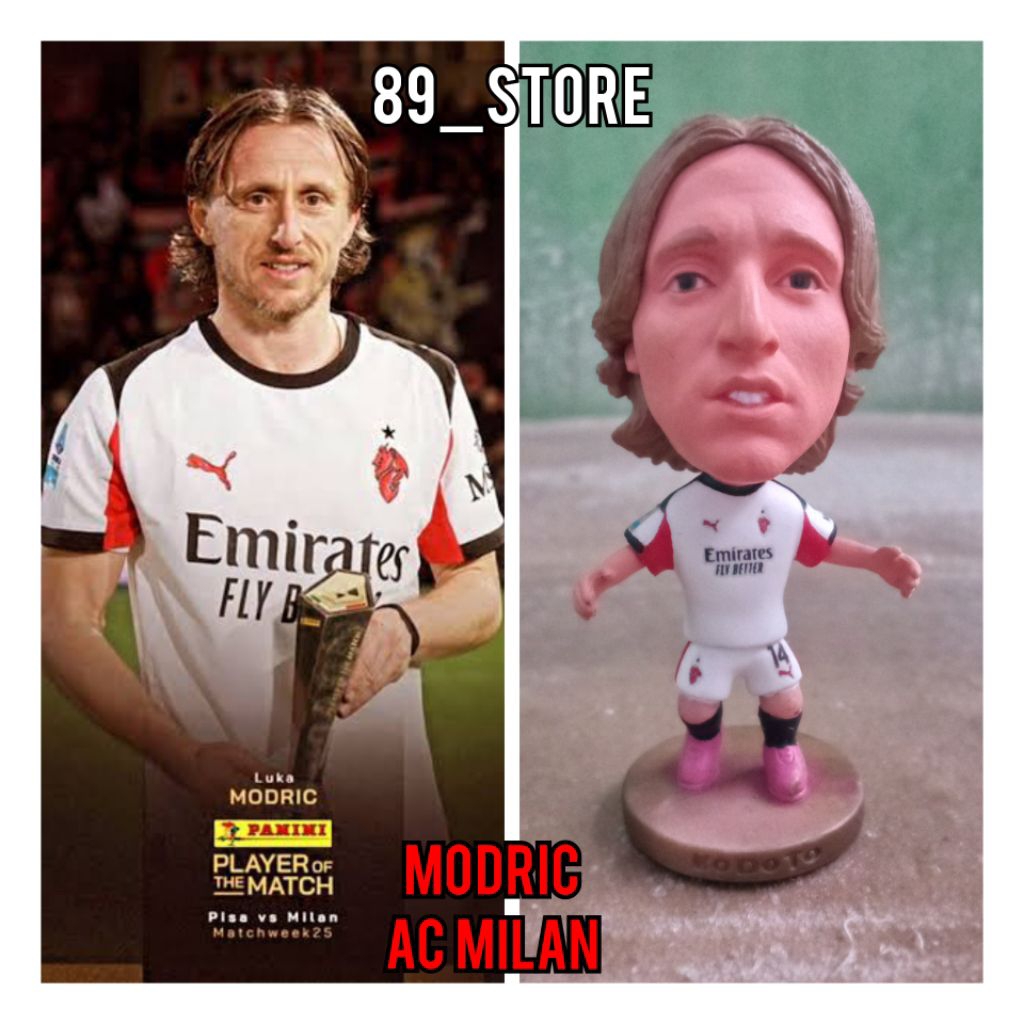 Figure Soccer Kodoto Soccerwe Repaint Modric AC Milan
