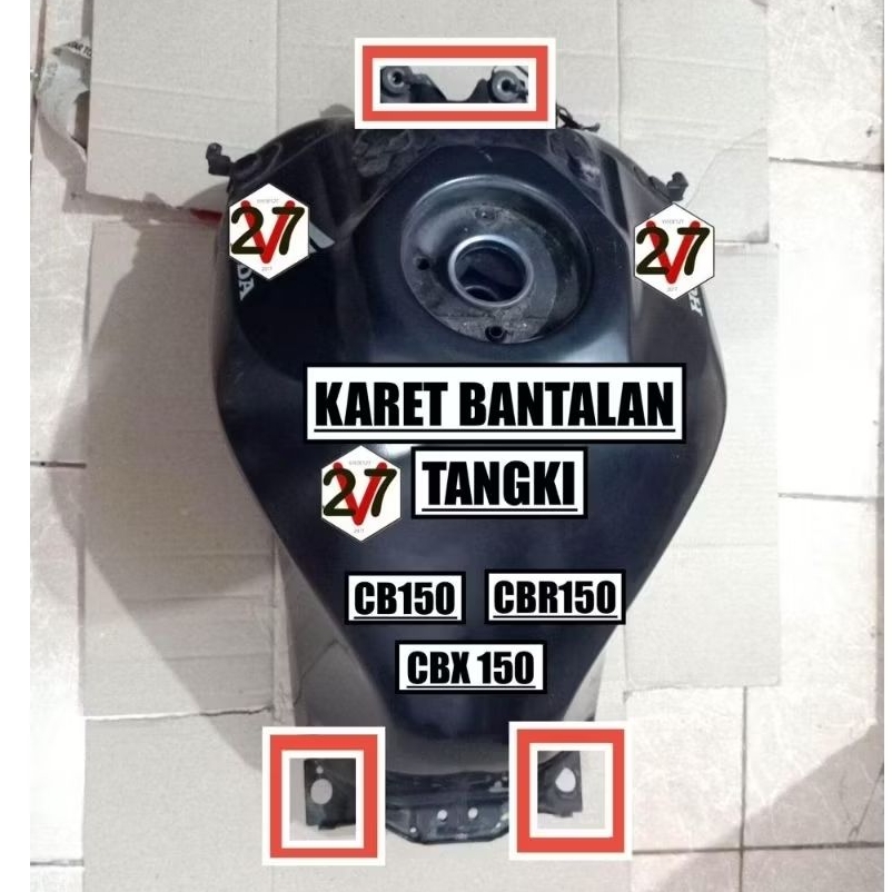 Karet Bantalan Tangki NEW CB CB150r OLD CBR LED ORIGINAL