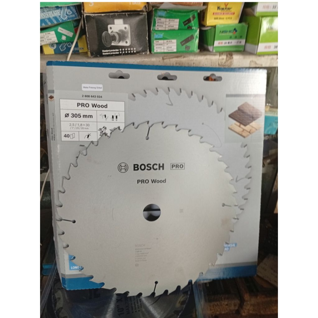 mata gergaji serkel kayu Bosch 12 inc 40T