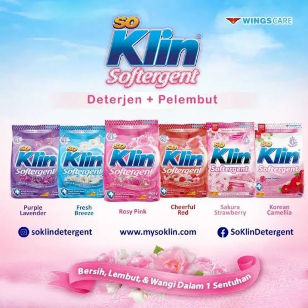 SOKLIN SOFTERGENT DETERGENT POWDER 1,5KG 