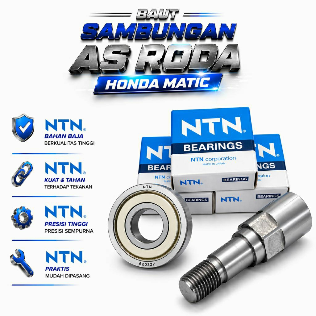 Baut Sambungan As Roda Belakang Beat Deluxe Fi Esp Karbu Scoopy Genio Vario 110 Pnp Arm Vario Sky