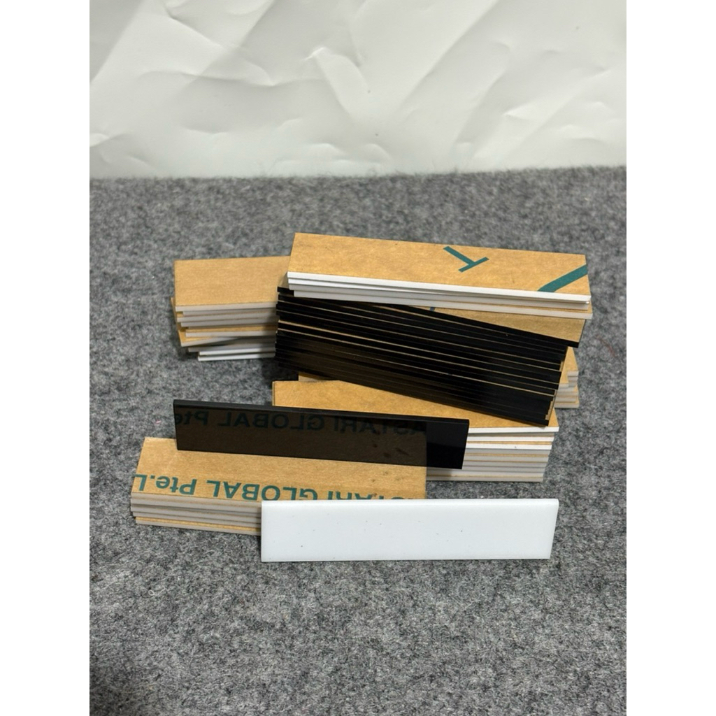 NAMA DADA AKRILIK | BAHAN NAME TAG | NAME TAG | BAHAN NAMA DADA