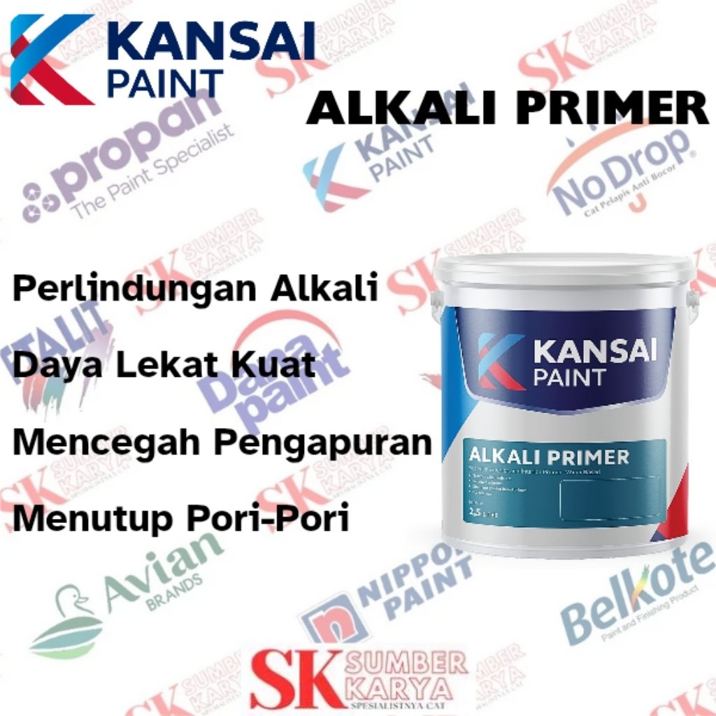KANSAI ALKALI PRIMER CAT DASAR 20L PAIL KANSAI PAINT