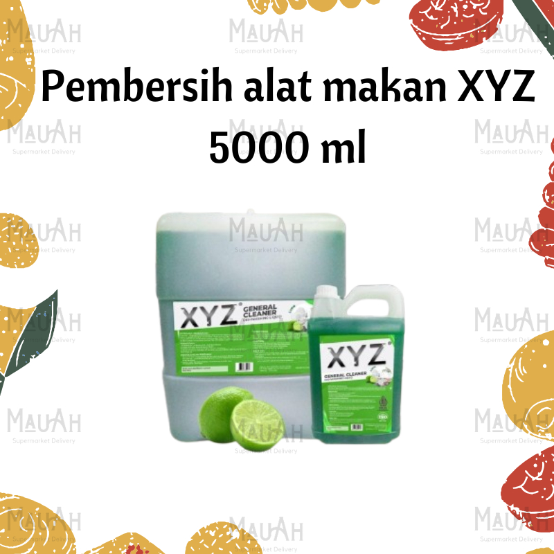 Pembersih alat makan serbaguna XYZ General Cleaner 5 L