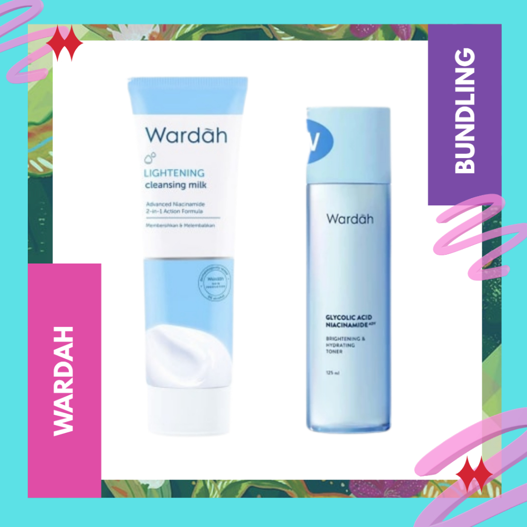 Sepaket Clensing Milk Lightening & Toner Lightening Wardah