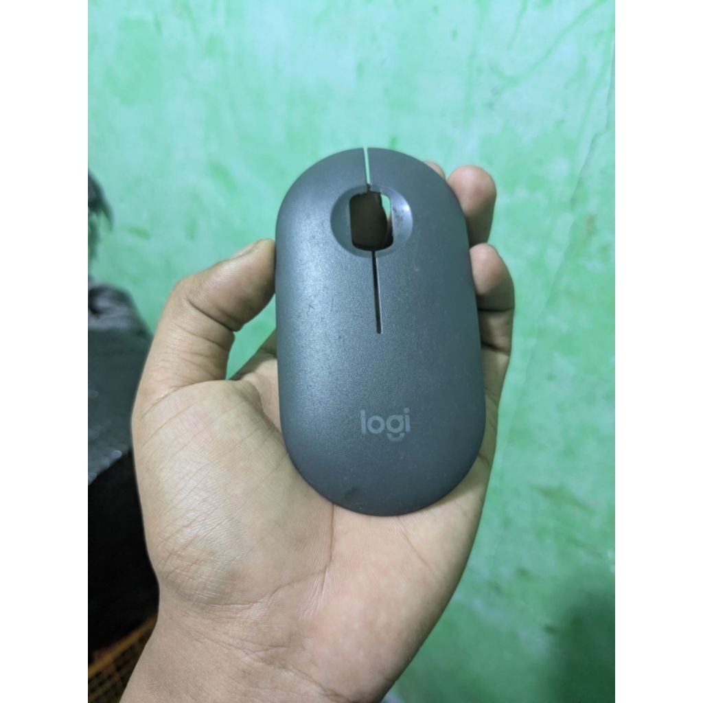 cover depan M350 pebble Logitech original copotan second