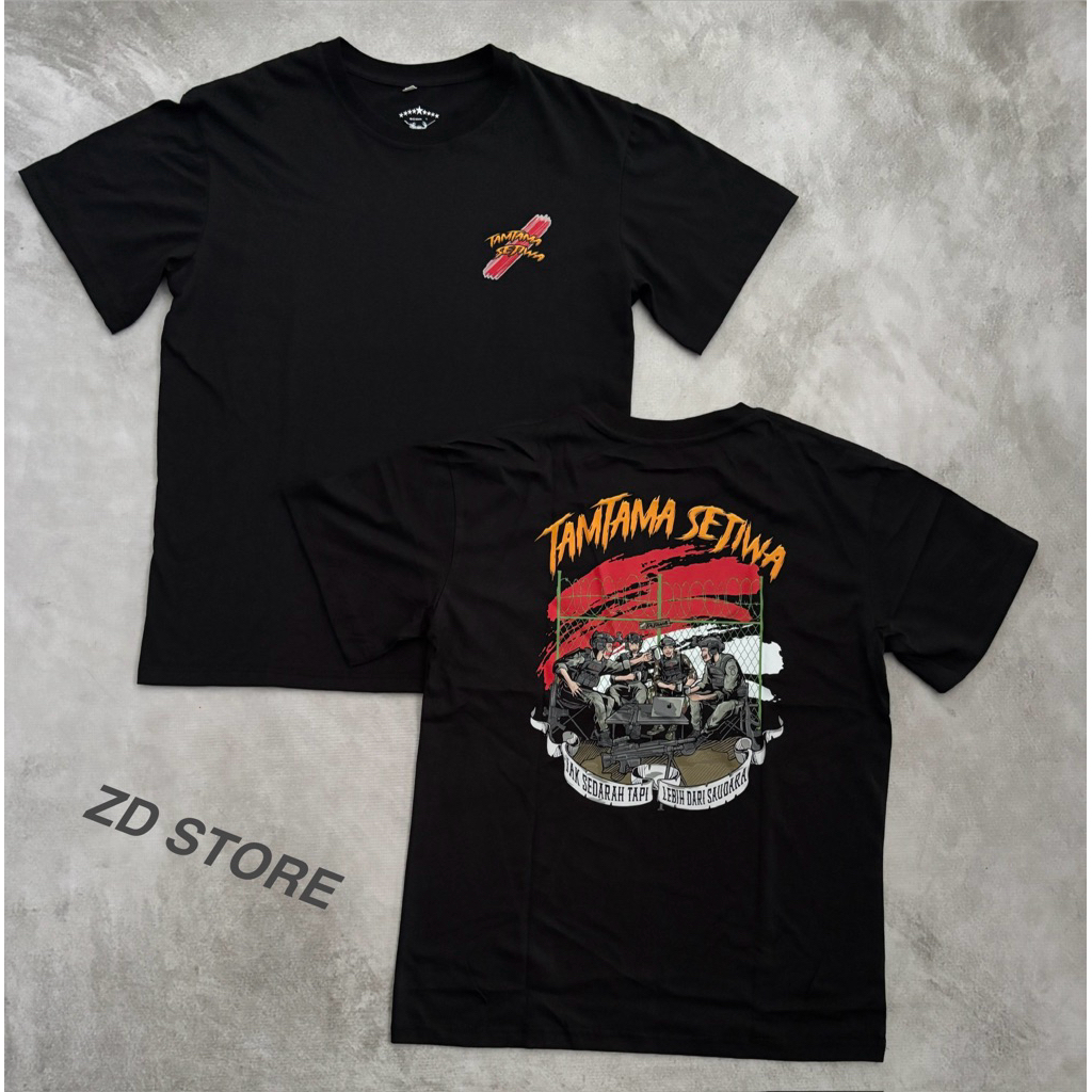 Kaos Katun Tactical TAMTAMA SEJIWA/Kaos Katun Military 24s