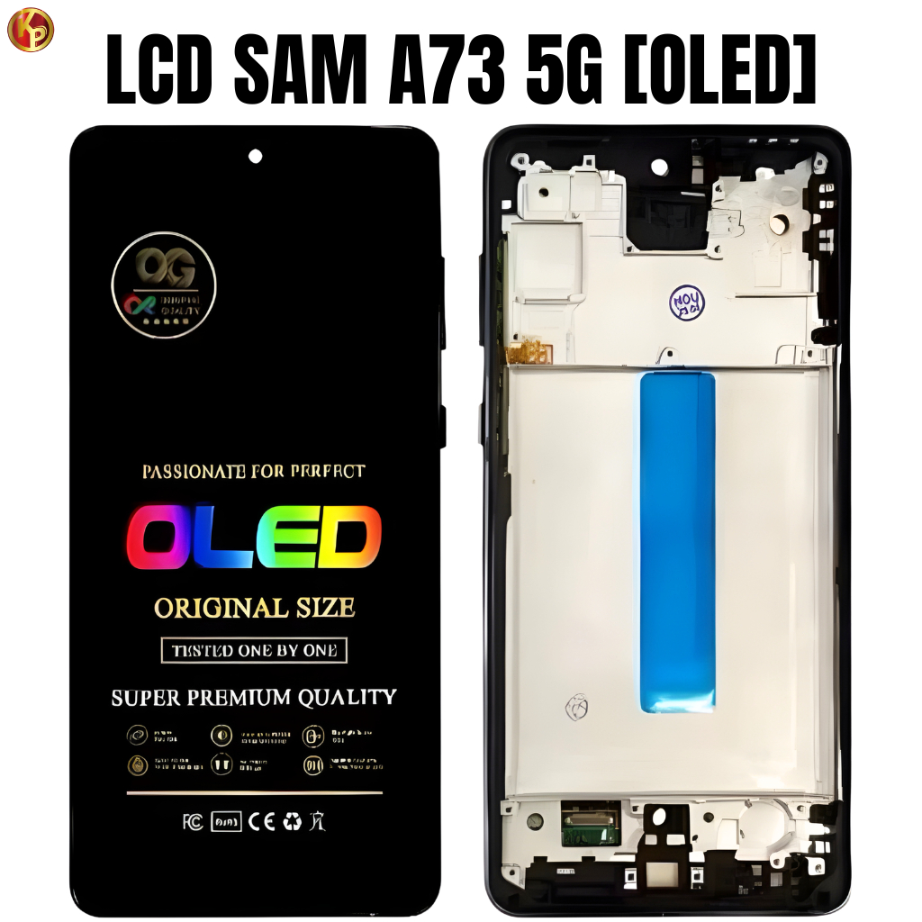 LCD + TOUCHSCREEN SAMSUNG A73 5G / A736 / A736B [ OLED ] [ FINGER AKTIF ]  KUALITAS OG SUPER