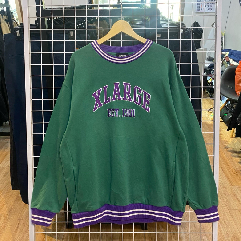 XLARGE Big Logo Crewneck . #Cn2102