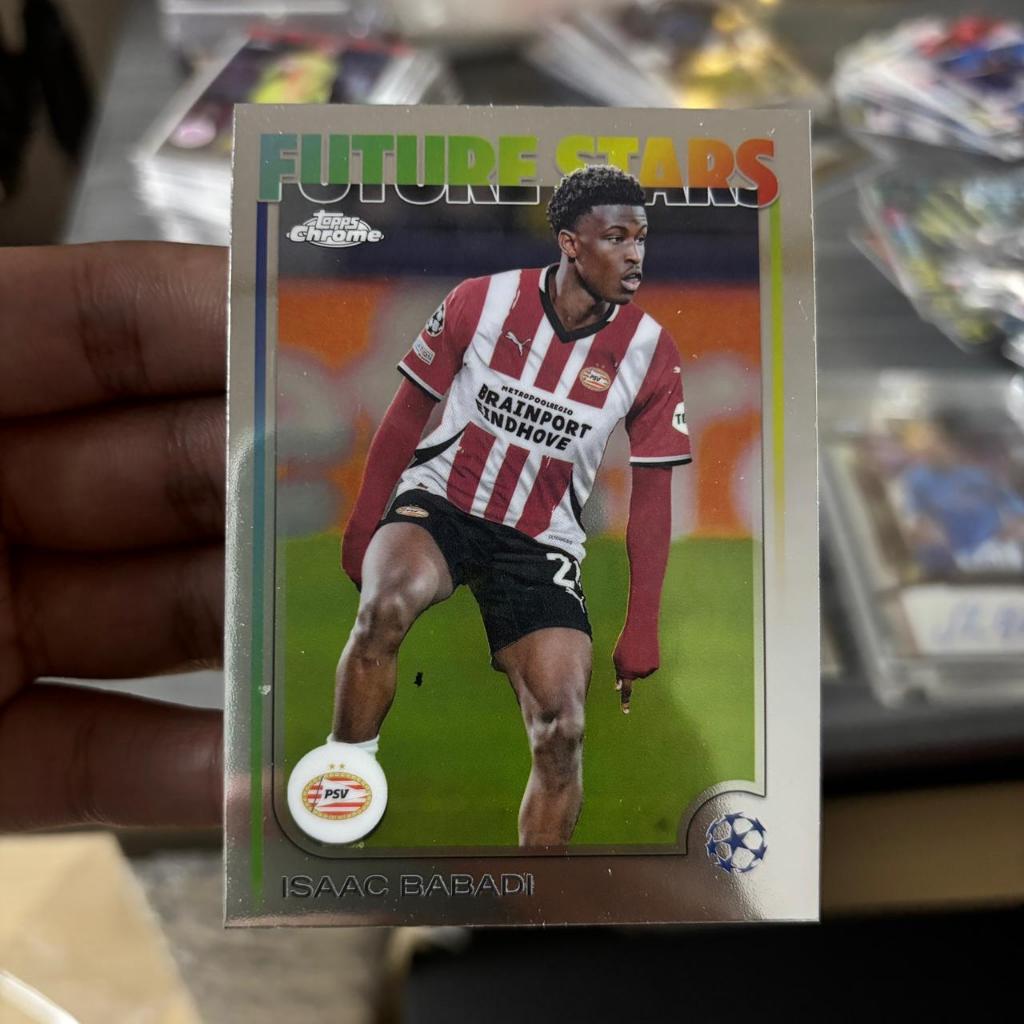Kartu Bola Babadi Topps Chrome PSV Original