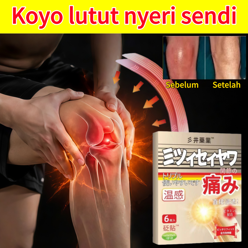Koyo lutut nyeri sendi Lutut terapi nyeri sendi Knee patch koyo lutut Sakit lutut dan sendi Koyo Asa