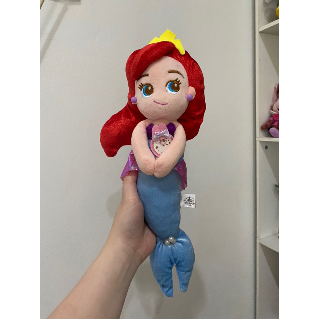 preloved plushie ariel little mermaid disney store / boneka lucu