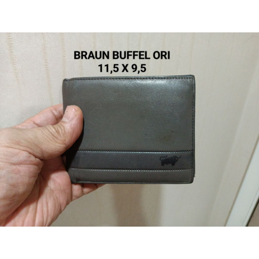 DOMPET PRIA BRAUN BUFFEL KULIT ASLI ORIGINAL